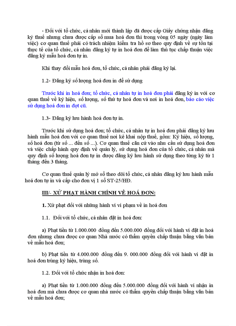 image for page Thu tục mua hoá đơn