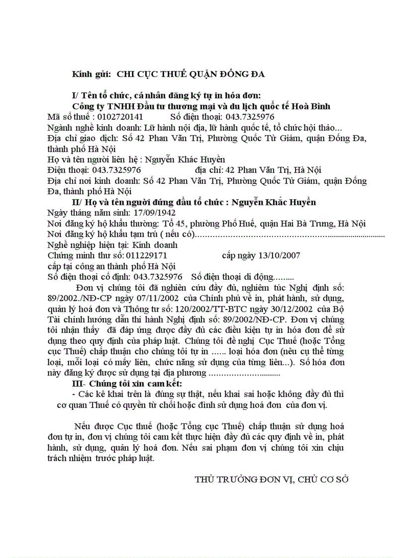 image for page Thu tục mua hoá đơn