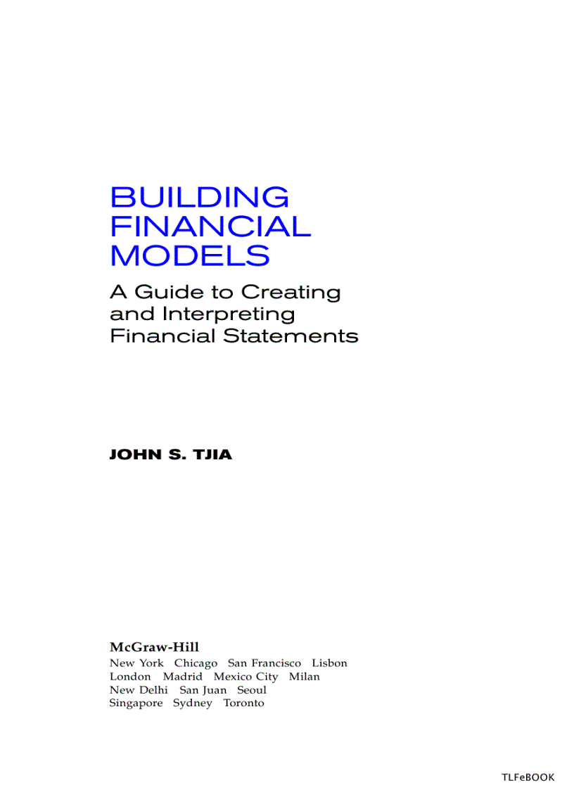 Creating and enterpreting statement of finance