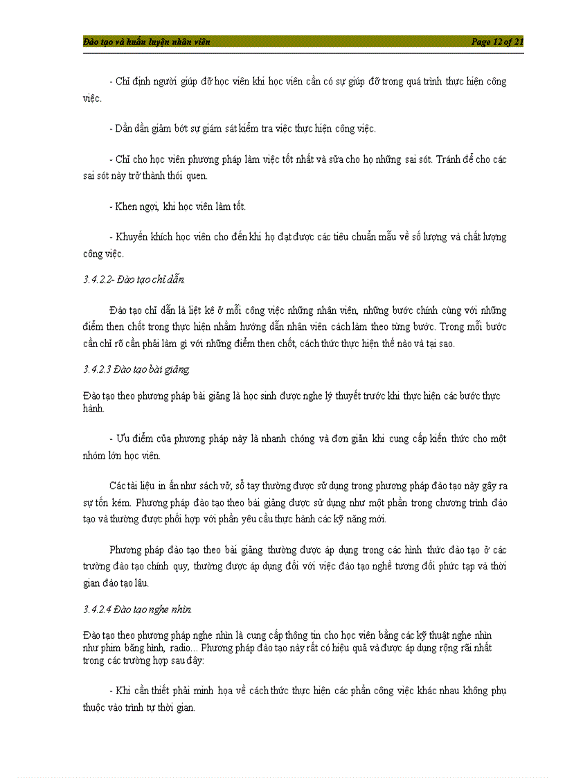 image for page Đào tạo và huấn luyện nhân viên