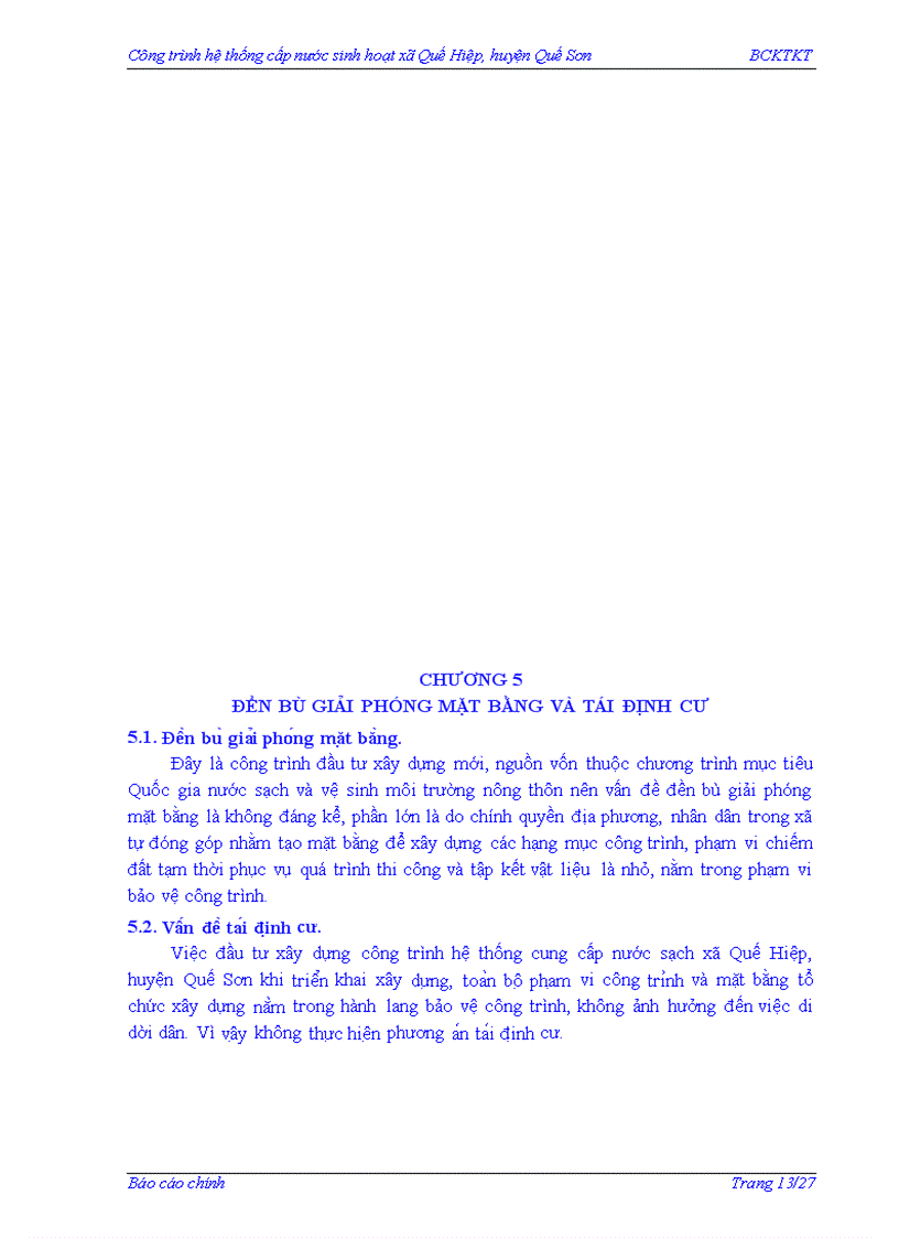 image for page Dự Án Nước Sạch Nông Thôn Công trình hệ thống cấp nước sinh hoạt xã Quế Hiệp huyện Quế Sơn tỉnh Quảng Nam