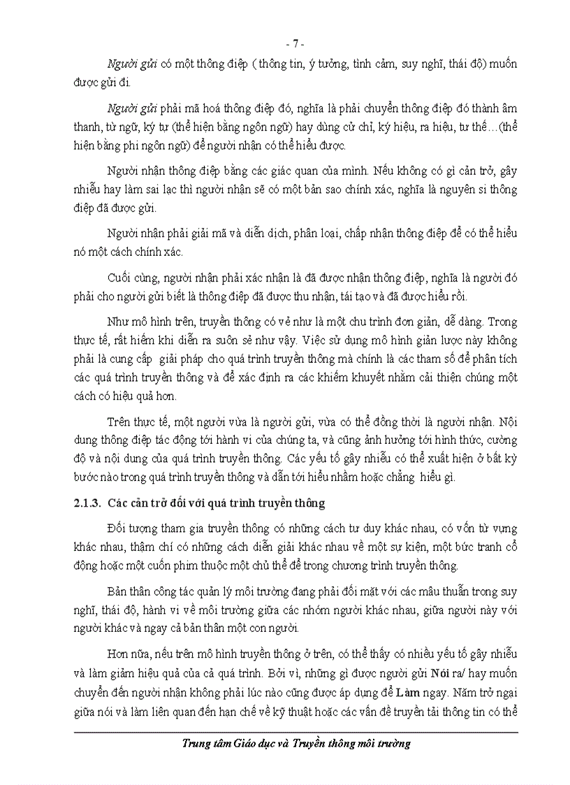 image for page Thực trạng và chiến lược truyền thông môi trường