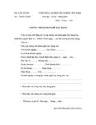 Mẫu chứng chỉ hành nghề xây dựng