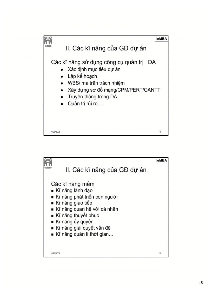 image for page Giám đốc Dự án Nhân tố quyết định thành công của dự án