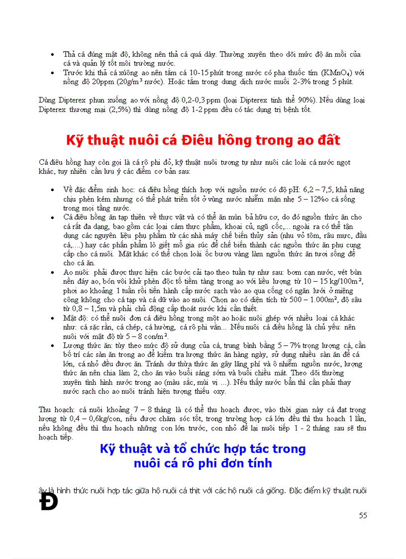 image for page Kỹ thuật nuôi cá rô phi đơn tính 2