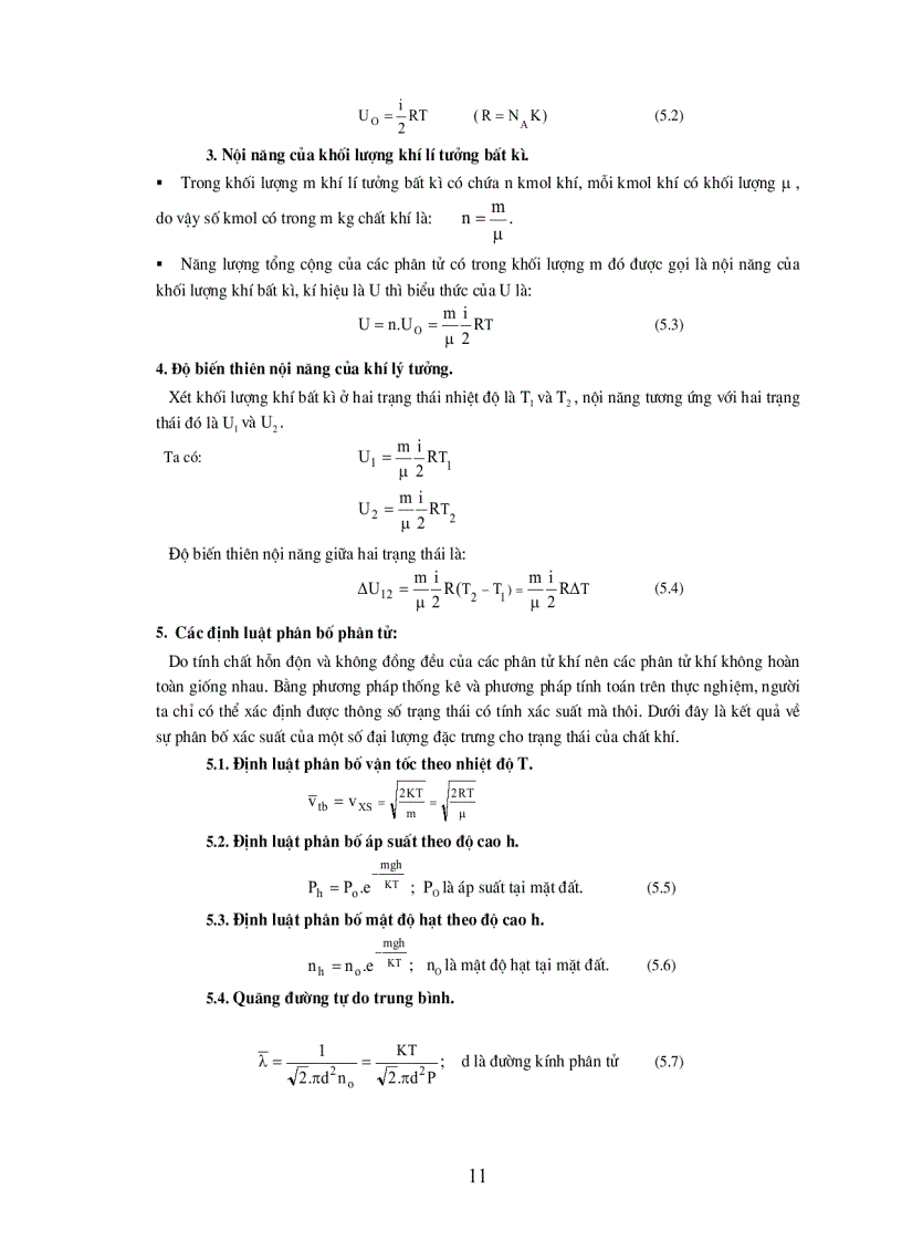 image for page Vật lý Phân tử và Nhiệt học Tài liệu chuyên lý