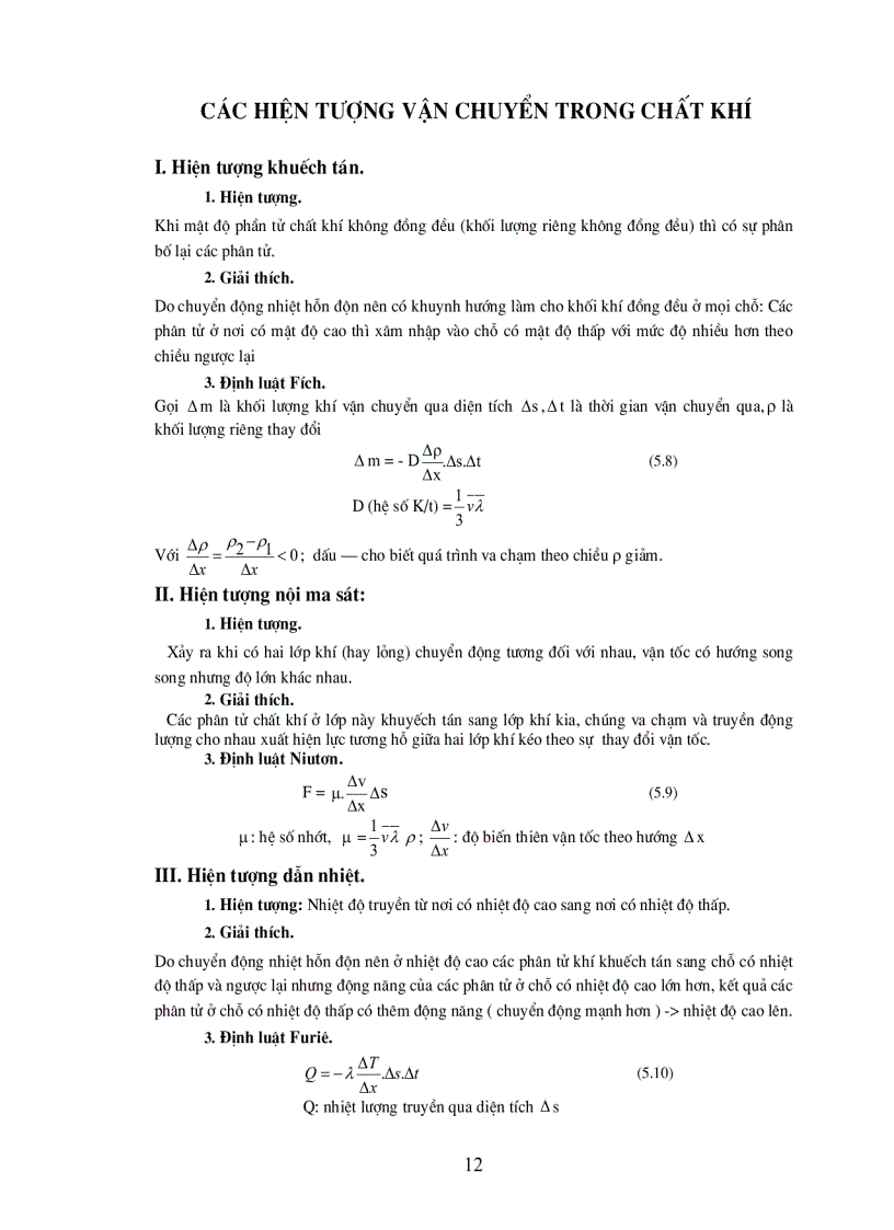 image for page Vật lý Phân tử và Nhiệt học Tài liệu chuyên lý