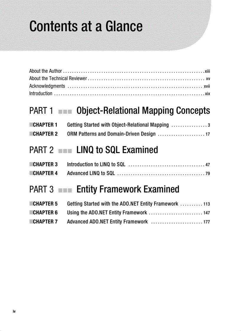 Pro LINQ Object Relational Mapping with C 2008