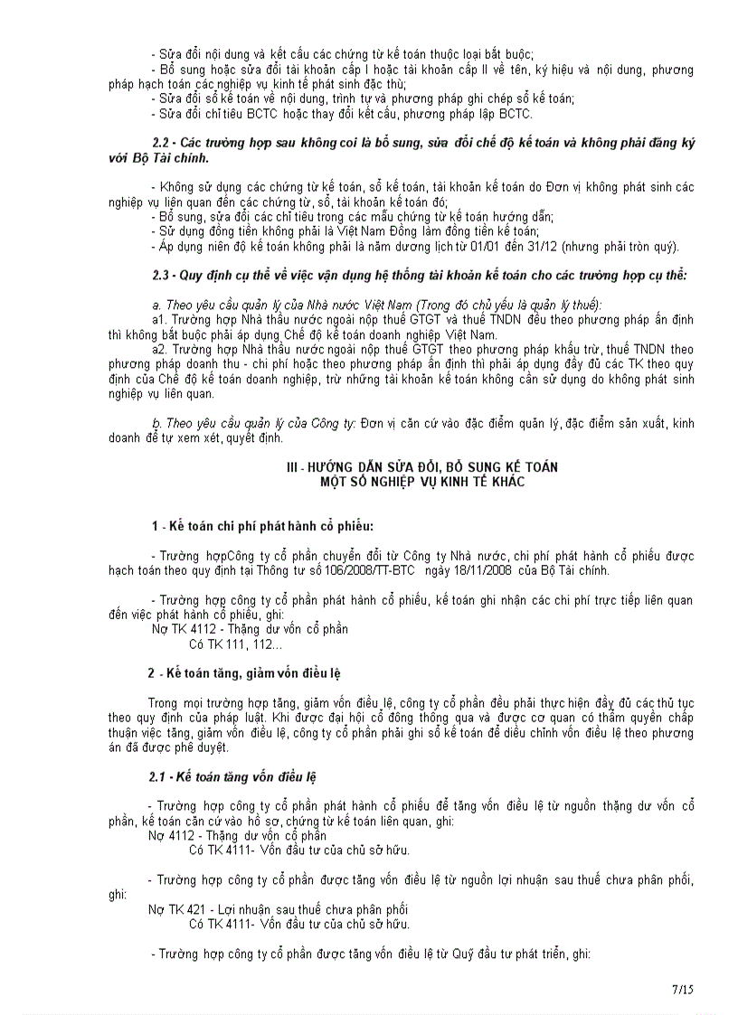 image for page Dự thảo thông tư hướng dẫn sửa đổi chế độ kế toán doanh nghiệp