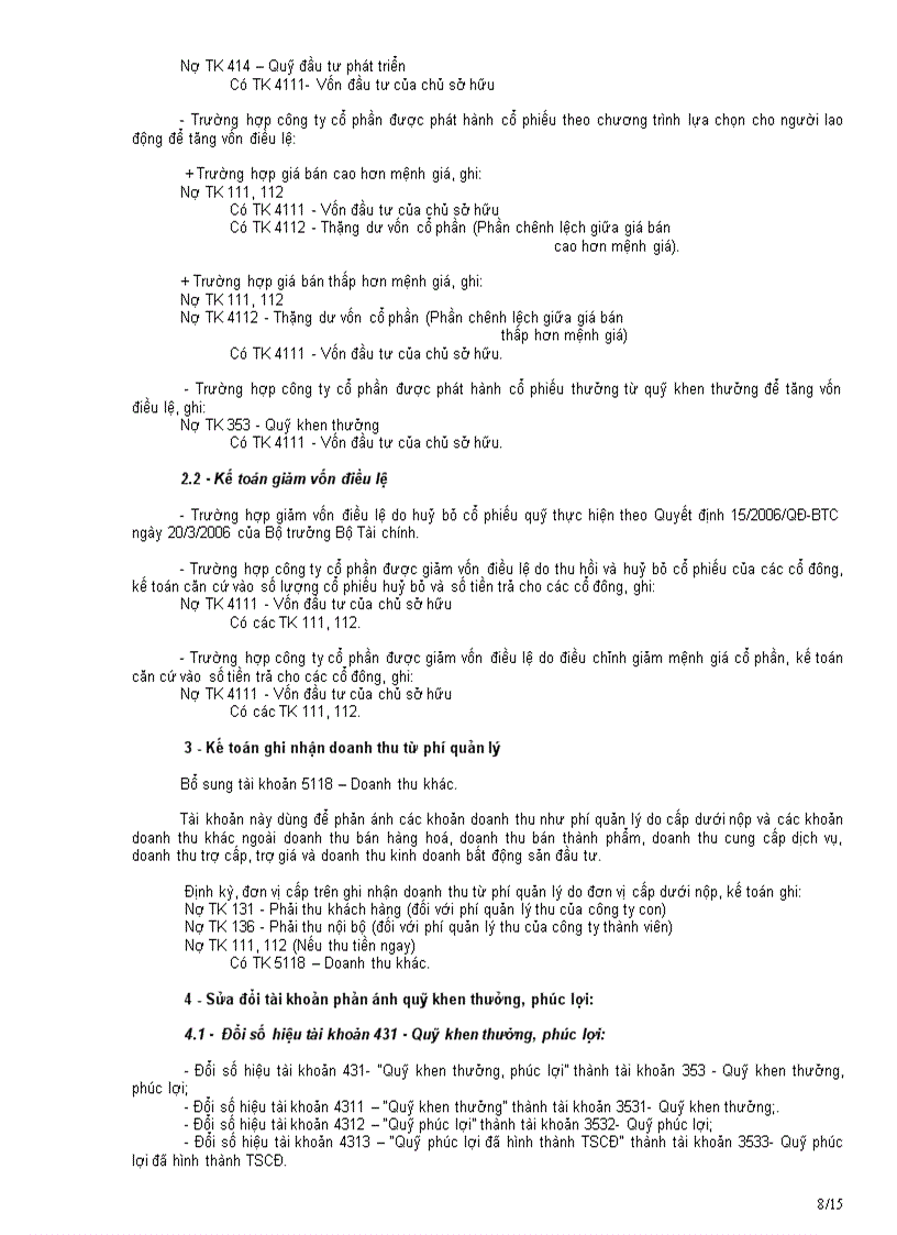 image for page Dự thảo thông tư hướng dẫn sửa đổi chế độ kế toán doanh nghiệp