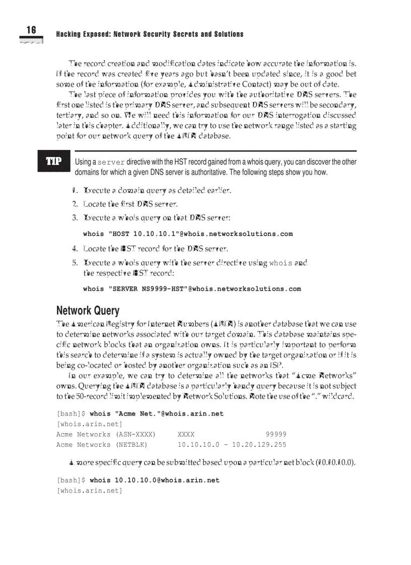 image for page Hacking Exposed Network Security Secrets and Solutions