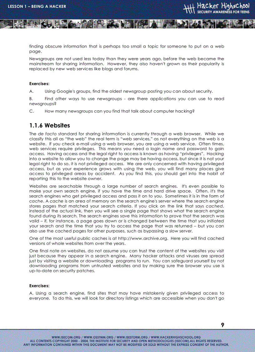 image for page Being a hacker