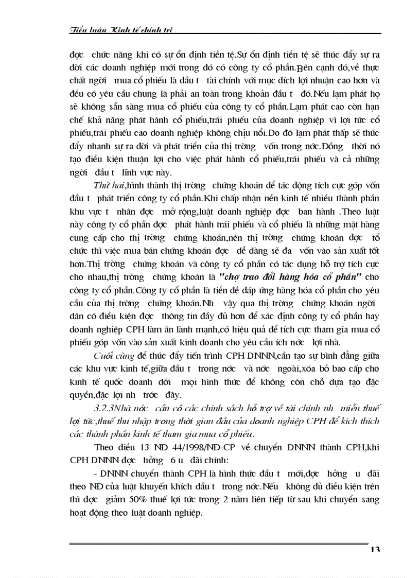 image for page Cổ phần hóa doanh nghiệp nhà nước ở Việt Nam