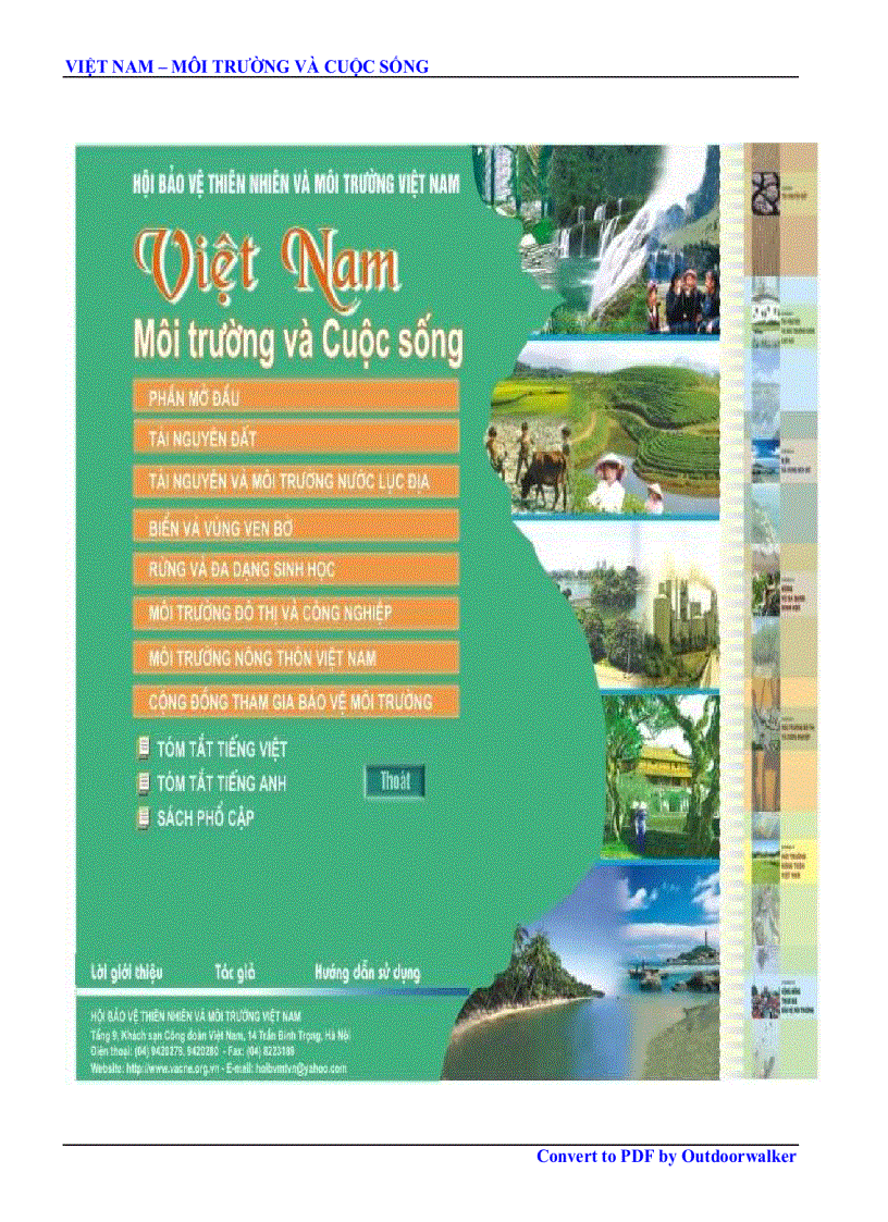 image for page Việt Nam môi trường và cuộc sống