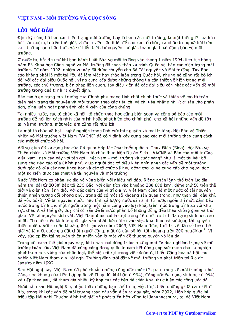 image for page Việt Nam môi trường và cuộc sống