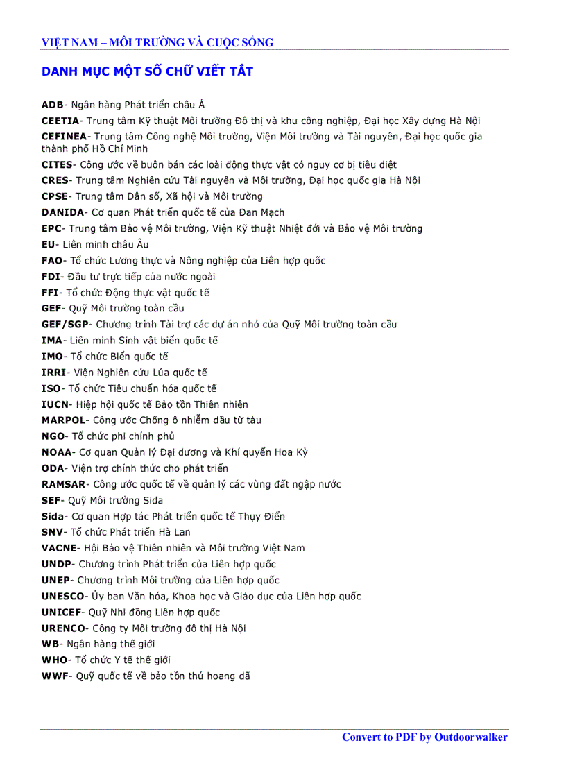 image for page Việt Nam môi trường và cuộc sống