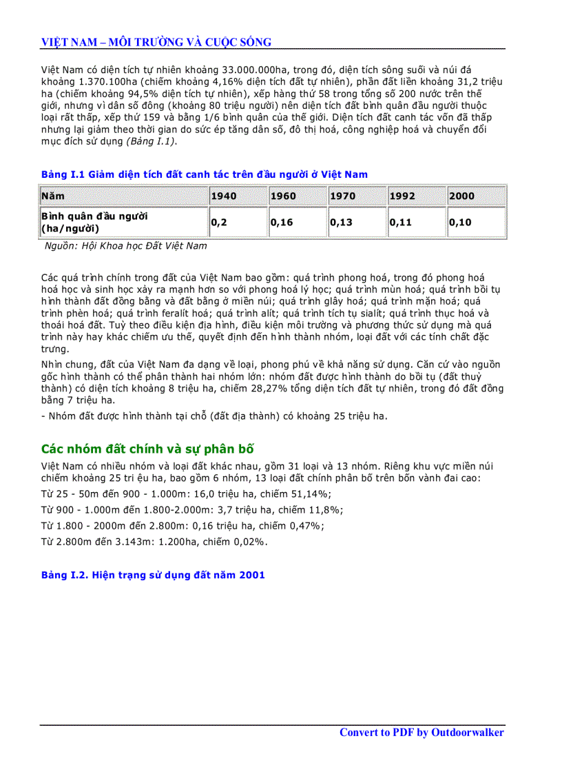 image for page Việt Nam môi trường và cuộc sống