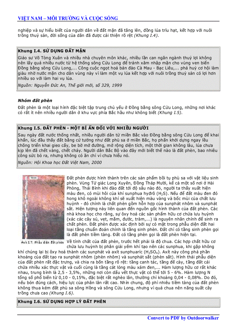 image for page Việt Nam môi trường và cuộc sống