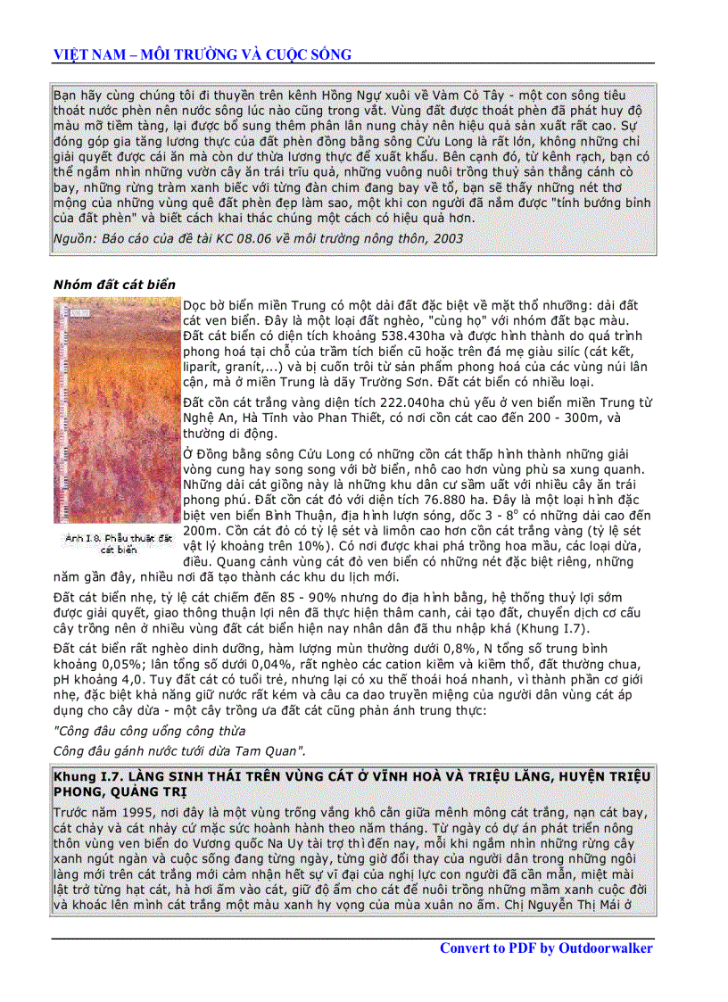 image for page Việt Nam môi trường và cuộc sống