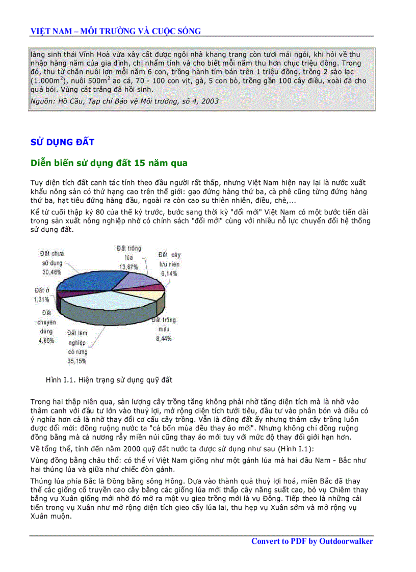 image for page Việt Nam môi trường và cuộc sống