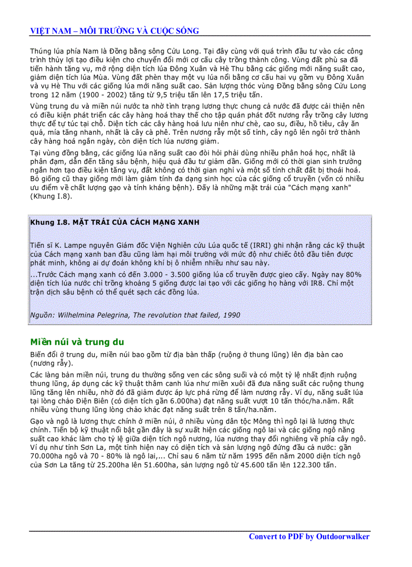 image for page Việt Nam môi trường và cuộc sống