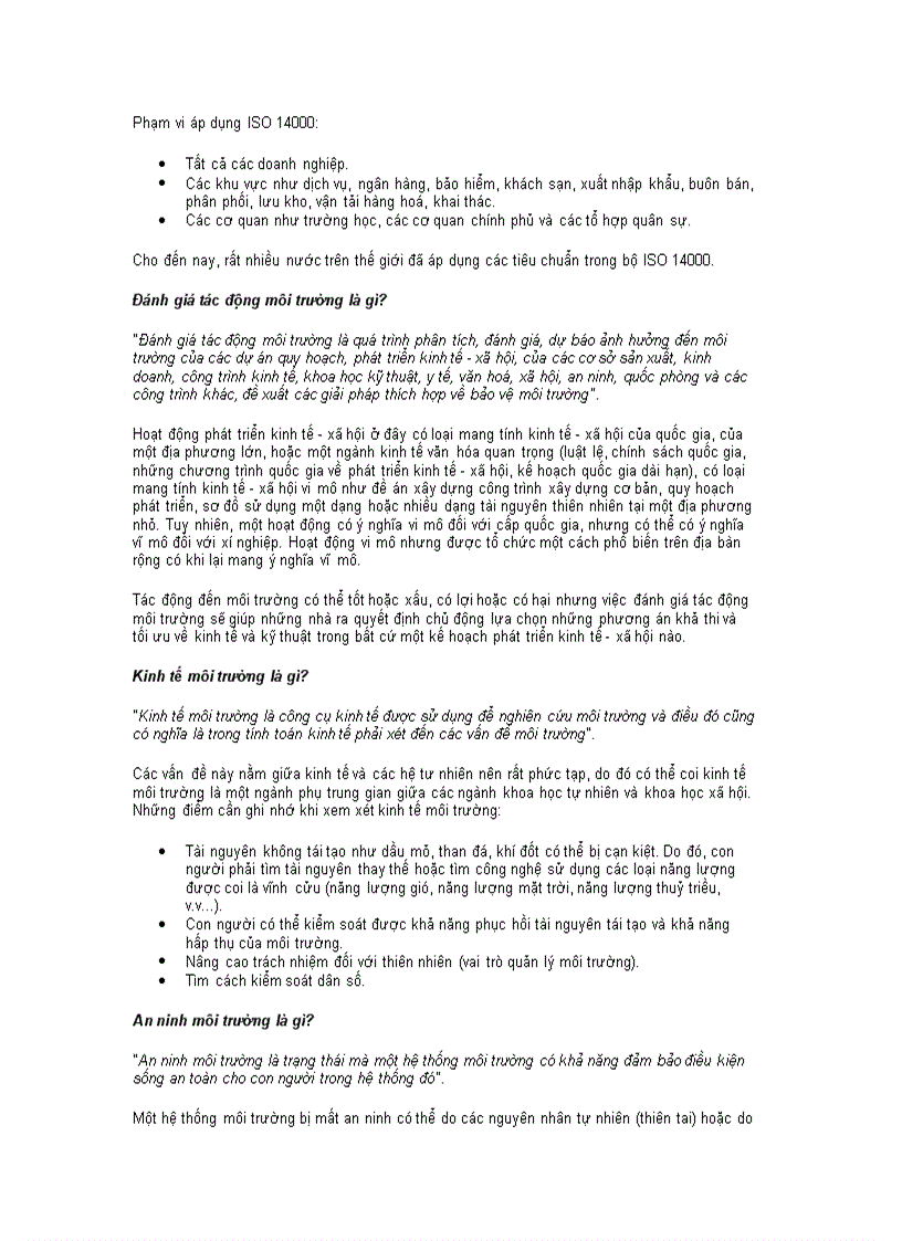 image for page 200 câu hỏi về môi trường