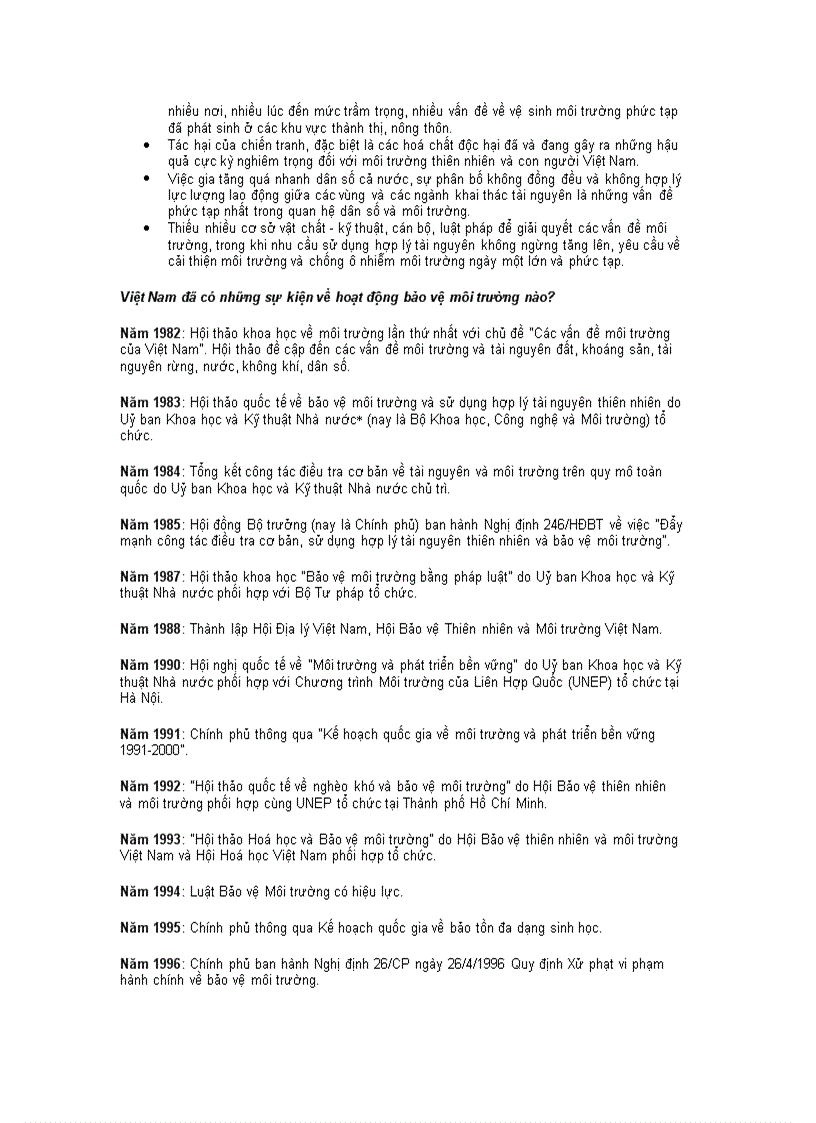 image for page 200 câu hỏi về môi trường