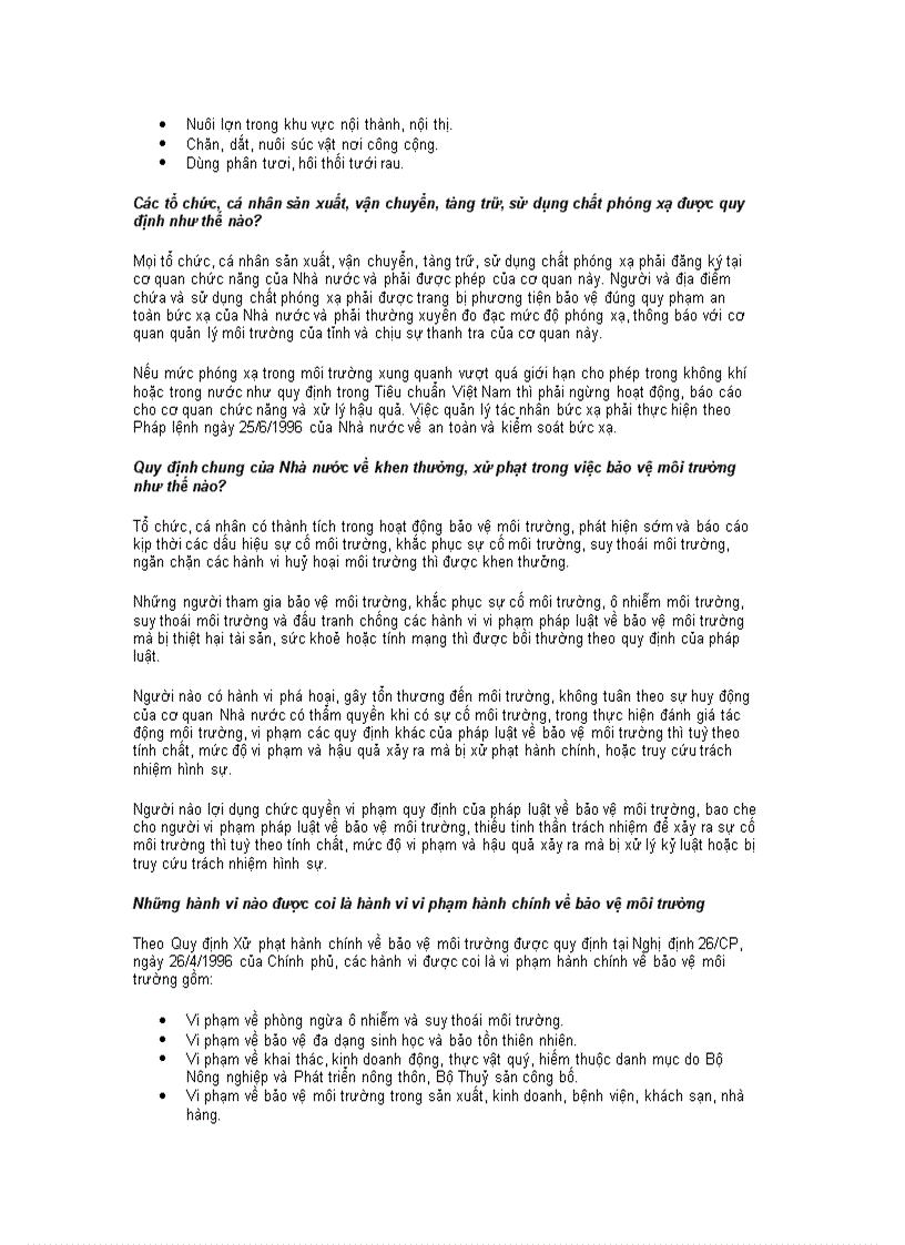 image for page 200 câu hỏi về môi trường