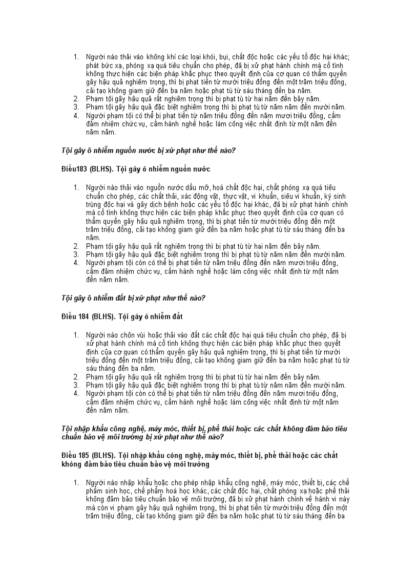 image for page 200 câu hỏi về môi trường