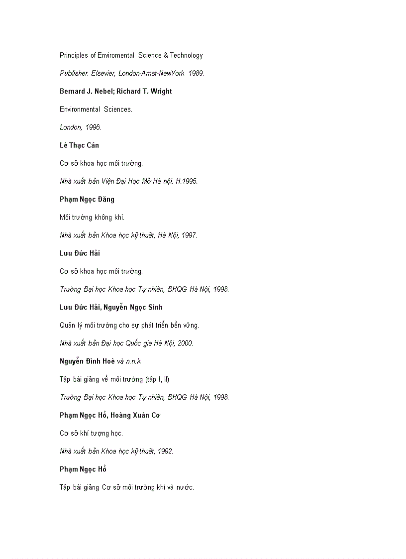 image for page 200 câu hỏi về môi trường