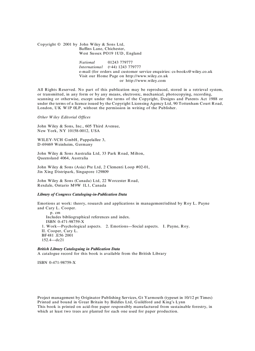 image for page Emotions at work