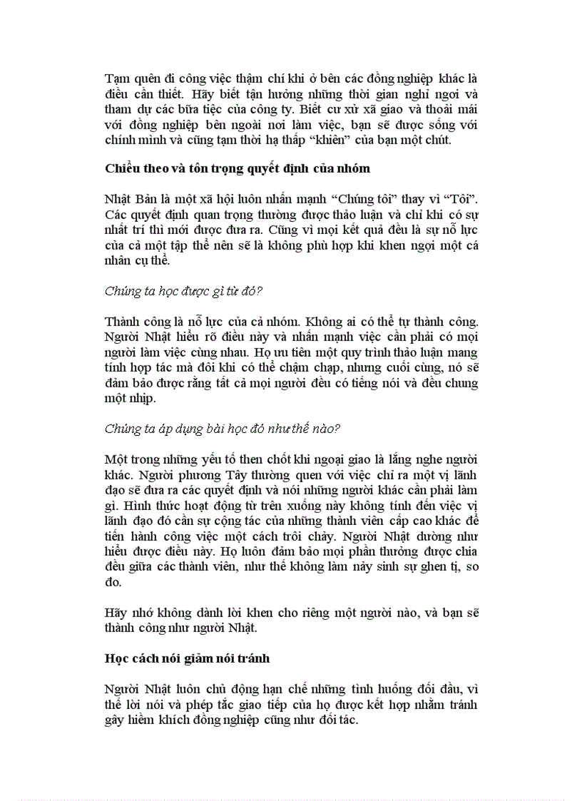 image for page 9 bài học từ văn hóa công sở của người Nhật