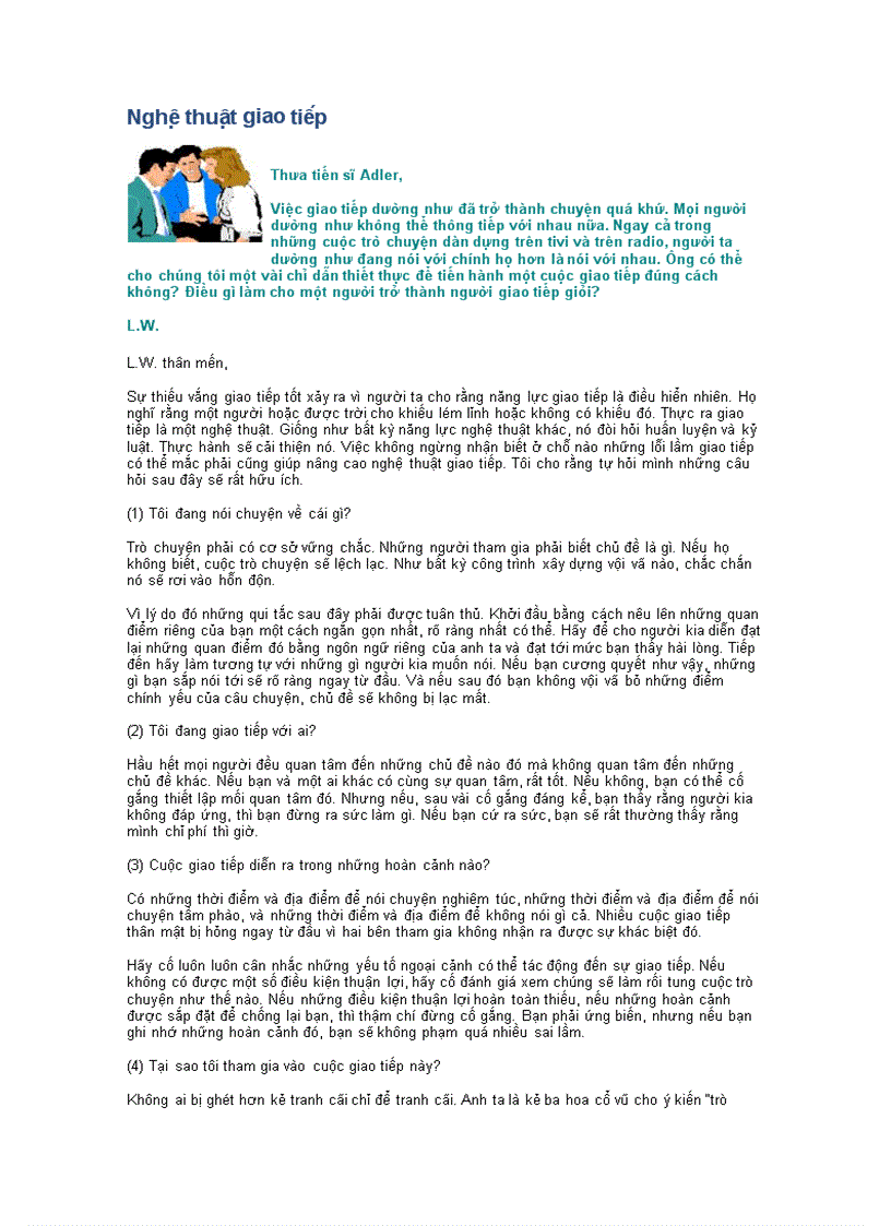 image for page Nghệ thuật giao tiếp 1