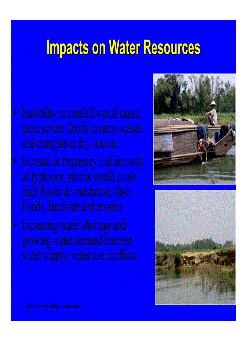 image for page Climate change and impacts in Viet Nam