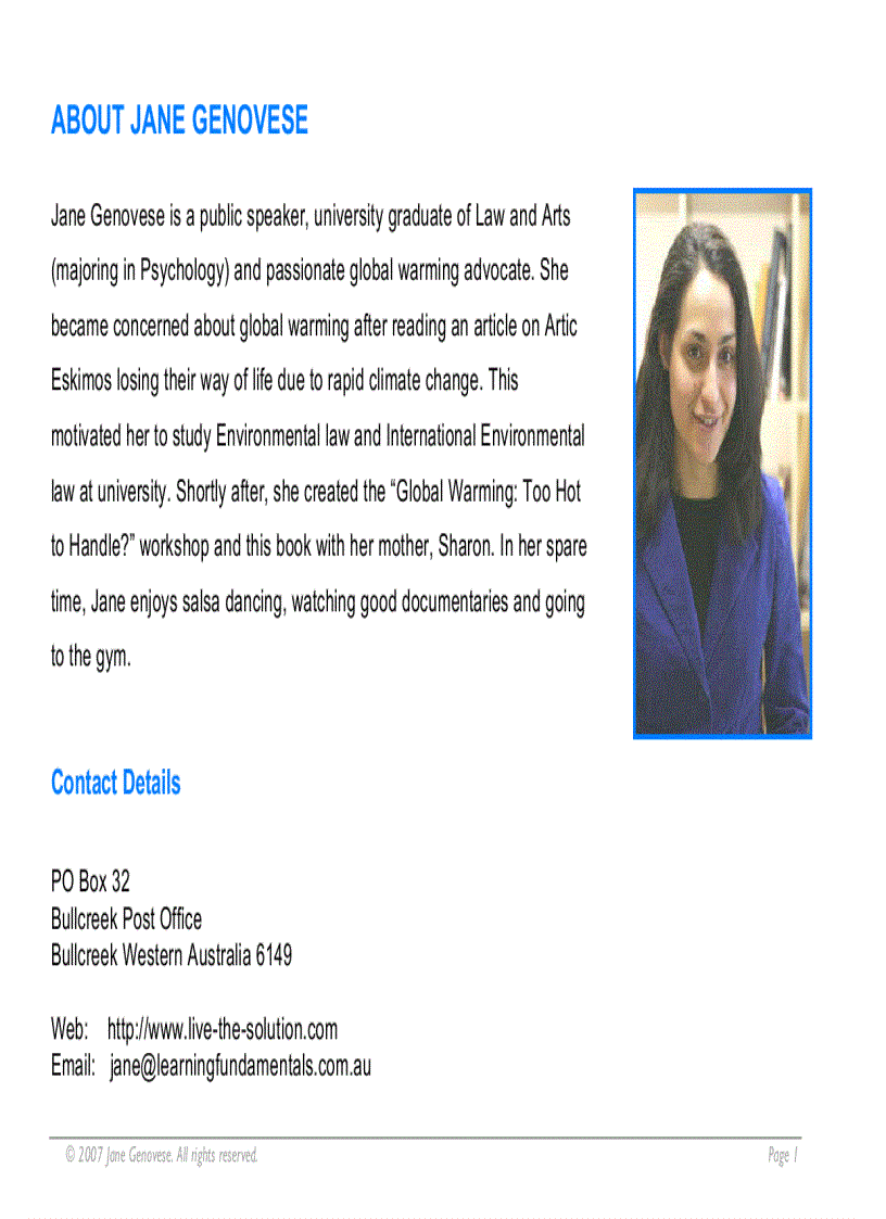 image for page Global warming ebook guide