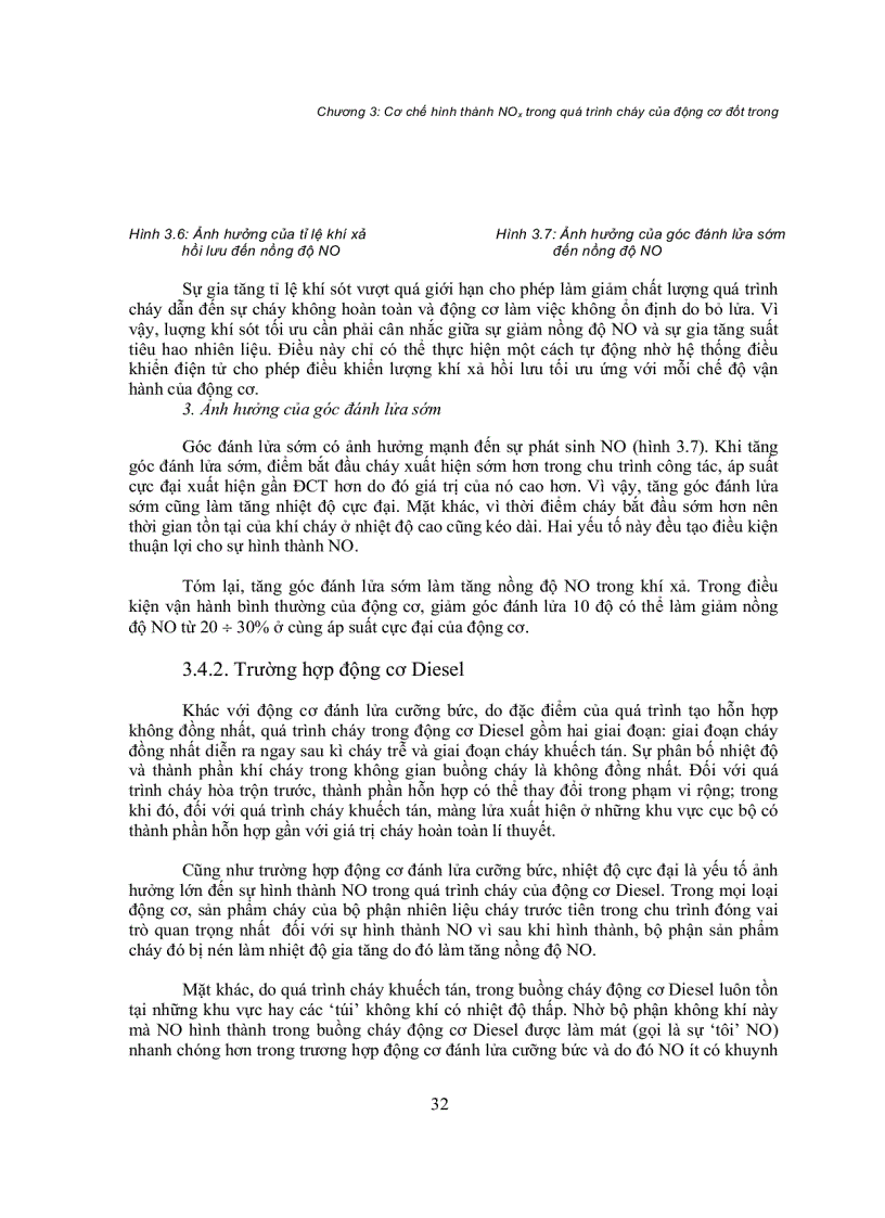 image for page Cơ chế hình thành NOx trong quá trình cháy của động cơ đốt trong