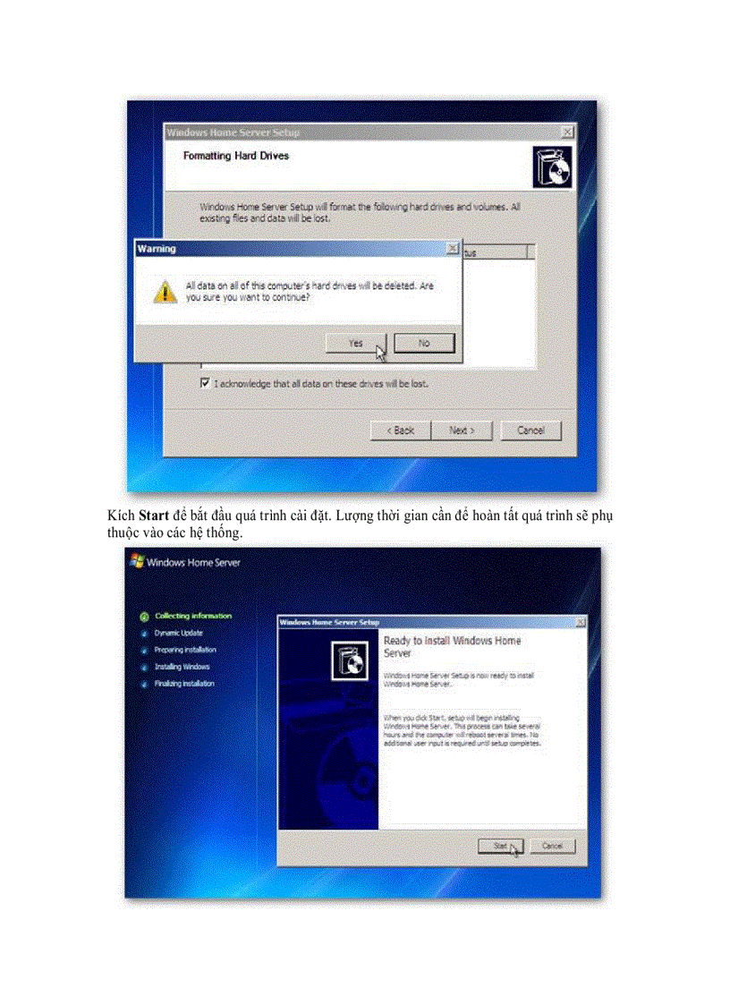 image for page Cài đặt và cấu hình Windows Home Server