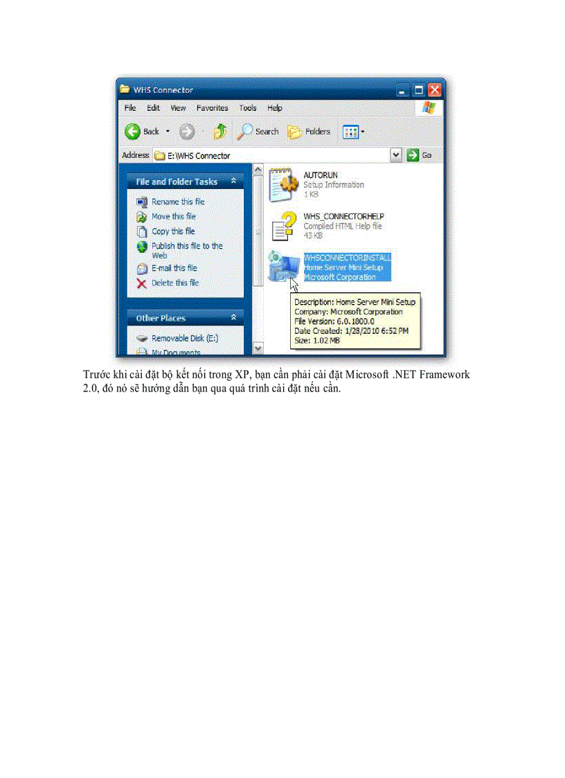 image for page Cài đặt và cấu hình Windows Home Server