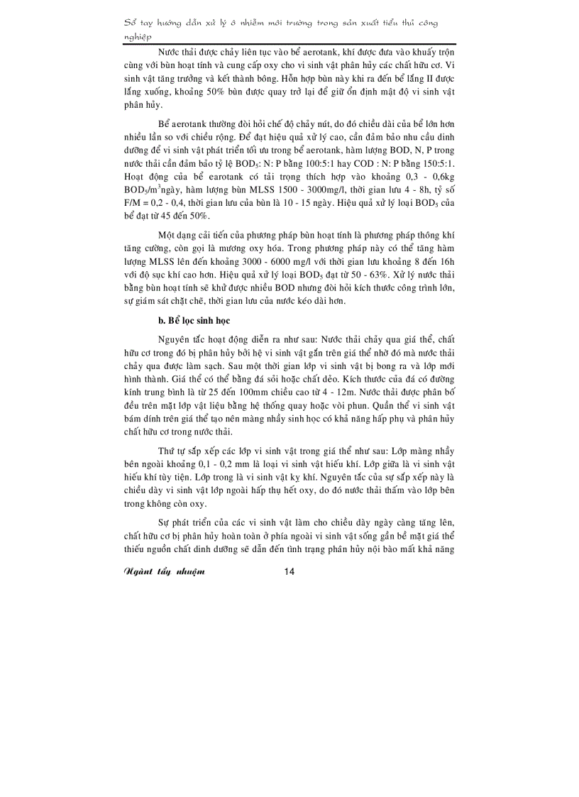 image for page Sổ tay hướng dẫn Xử lý ô nhiễm ngành tẩy nhuộm