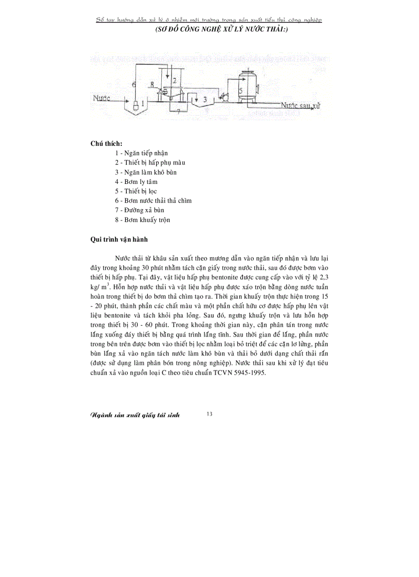image for page Sổ tay hướng dẫn Xử lý ô nhiễm ngành giấy tái sinh