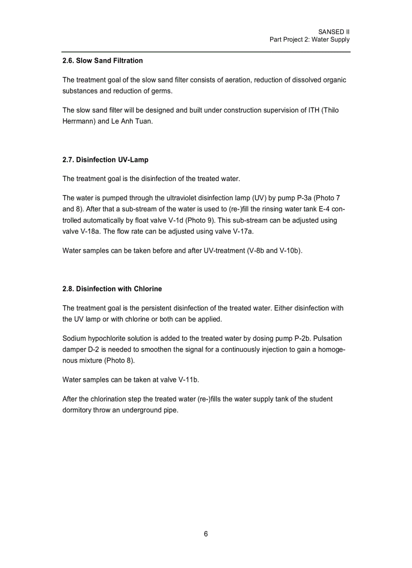 image for page Pilot surface water treatment plant Hoa An Vietnam