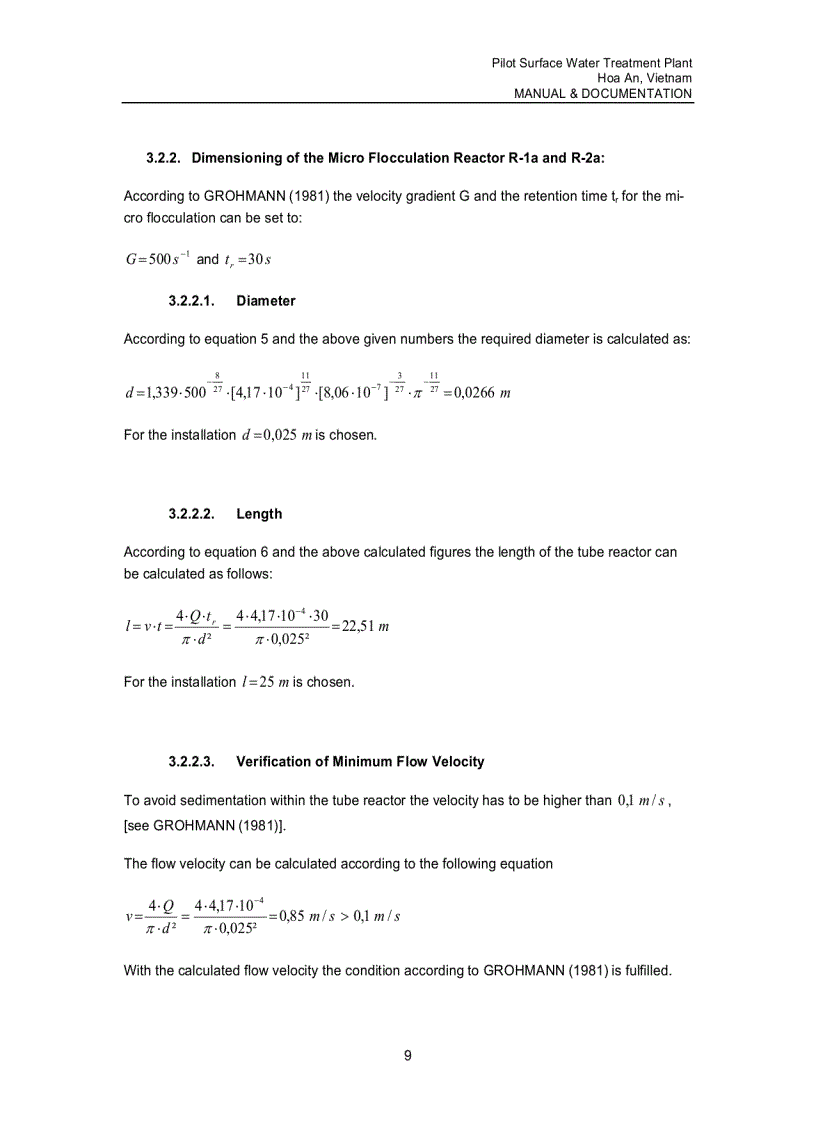 image for page Pilot surface water treatment plant Hoa An Vietnam