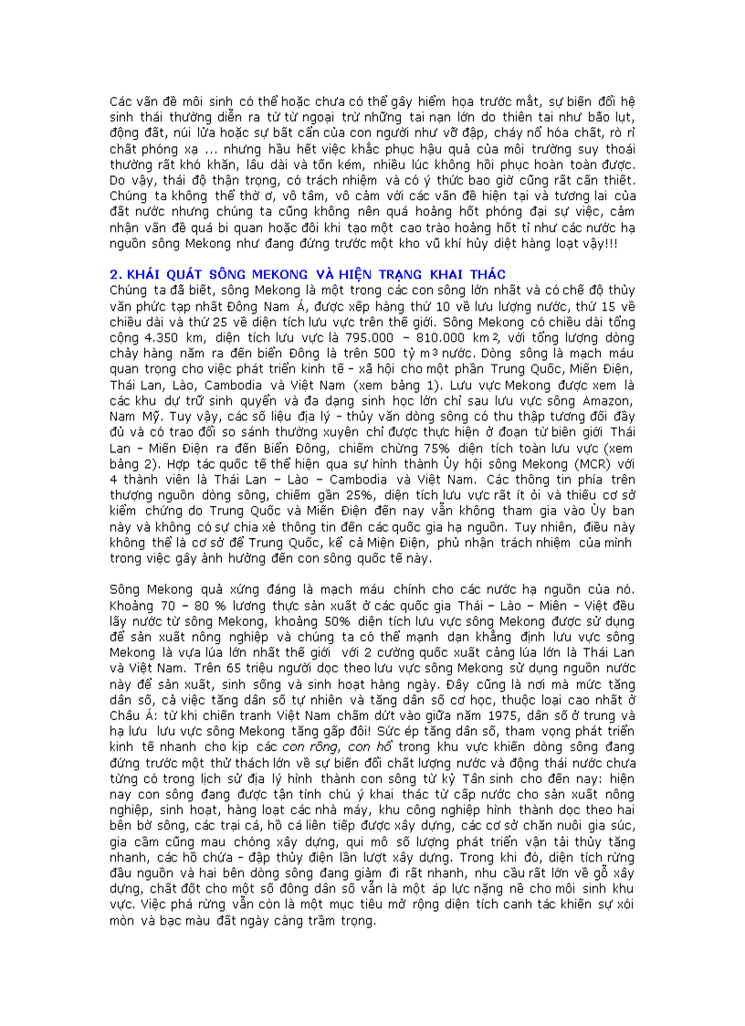 image for page Các đập nước và hồ chứa ở thượng nguồn