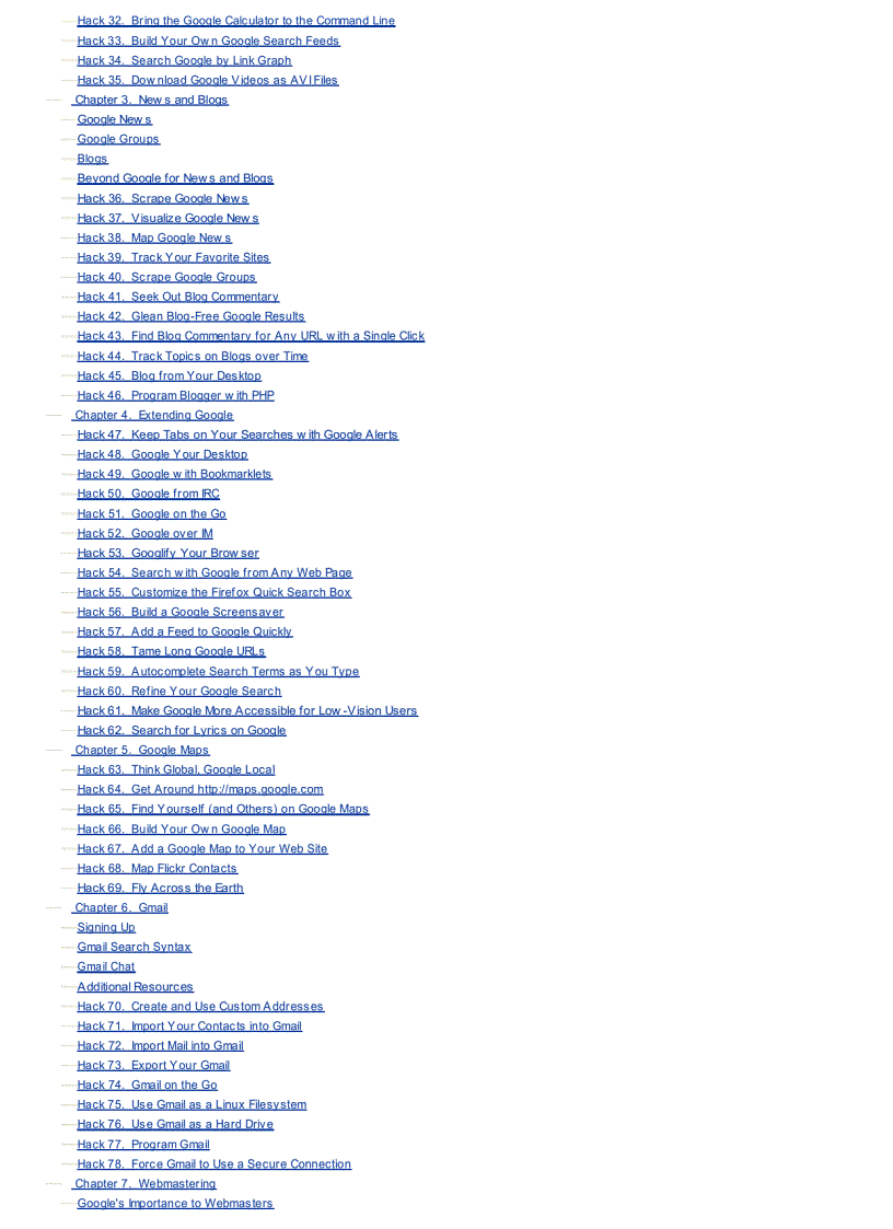 Google Hacks