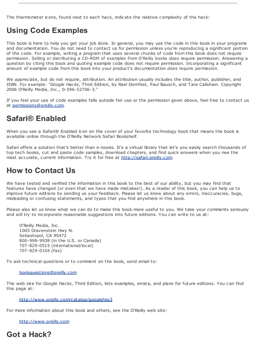 image for page Google Hacks