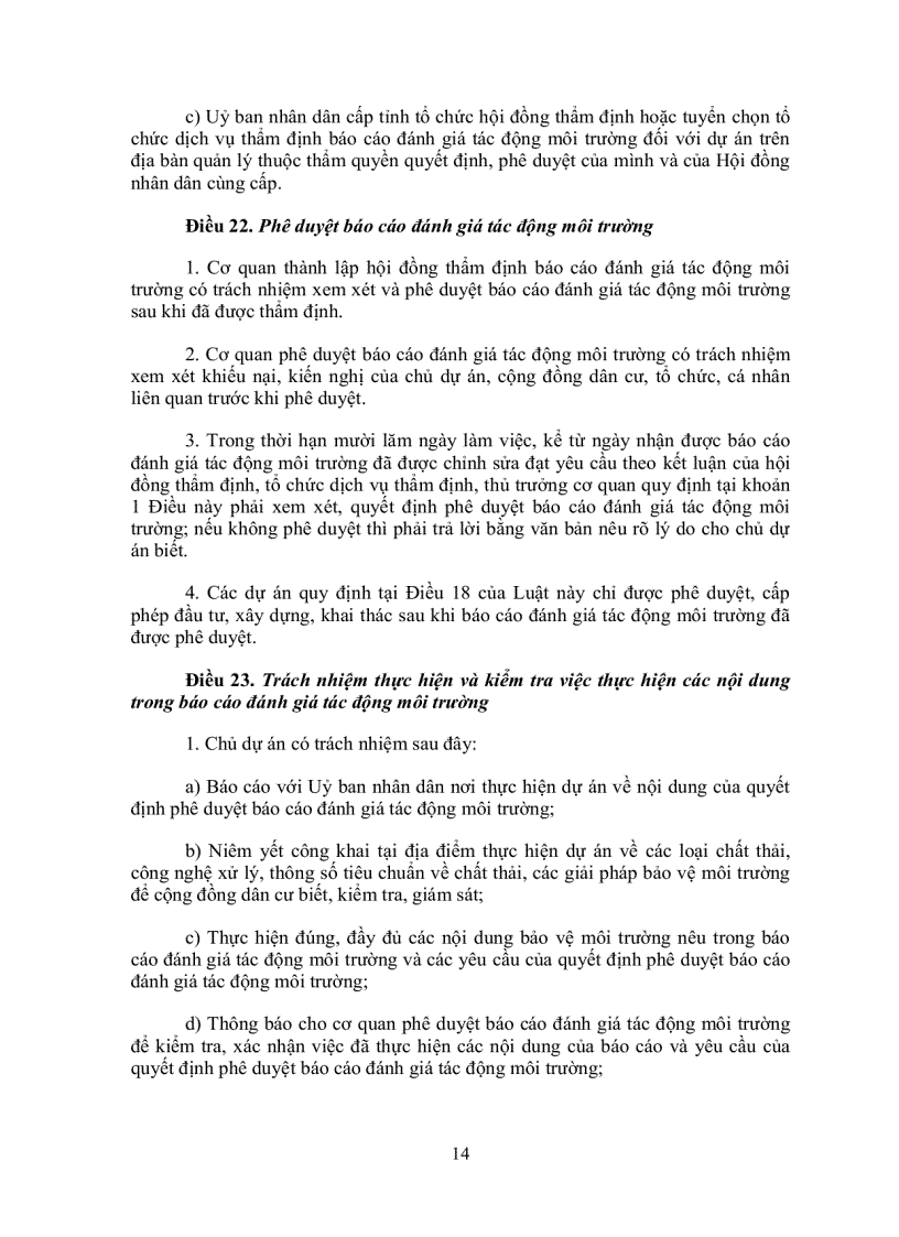 image for page Luật bảo vệ môi trường