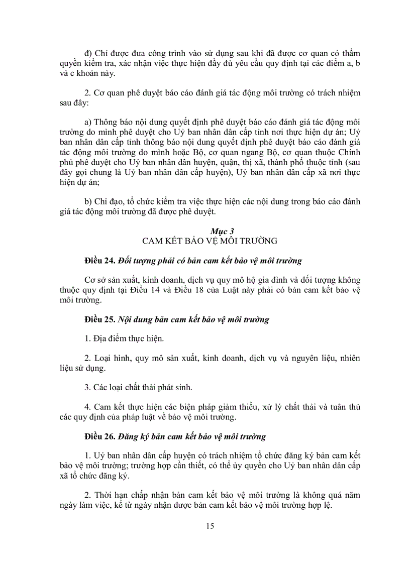 image for page Luật bảo vệ môi trường