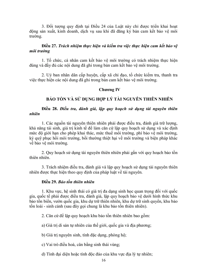 image for page Luật bảo vệ môi trường