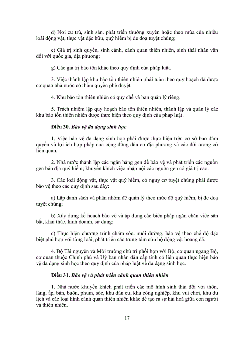 image for page Luật bảo vệ môi trường