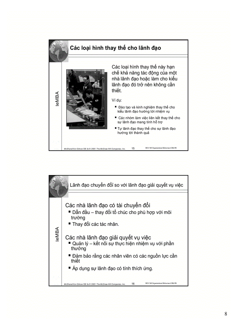image for page Lãnh đạo trong Môi trường Tổ chức